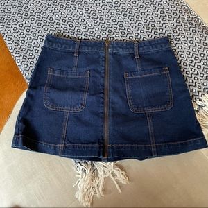 Denim mini skirt 30